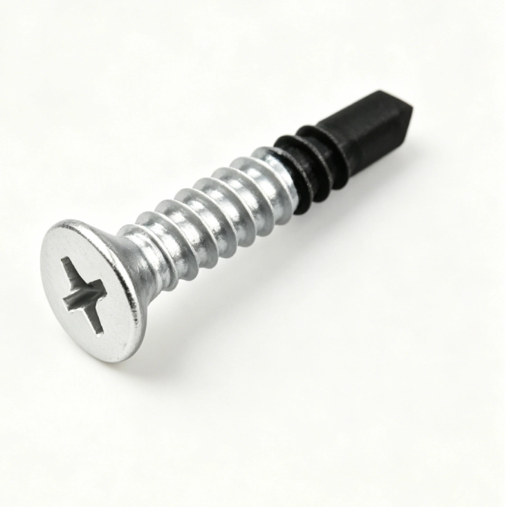 Austenitic Bi-Metal Self Drilling Screws for Windows, Flat Head #2 Phillips, 304/A2 & 316/A4+420, Point No.3
