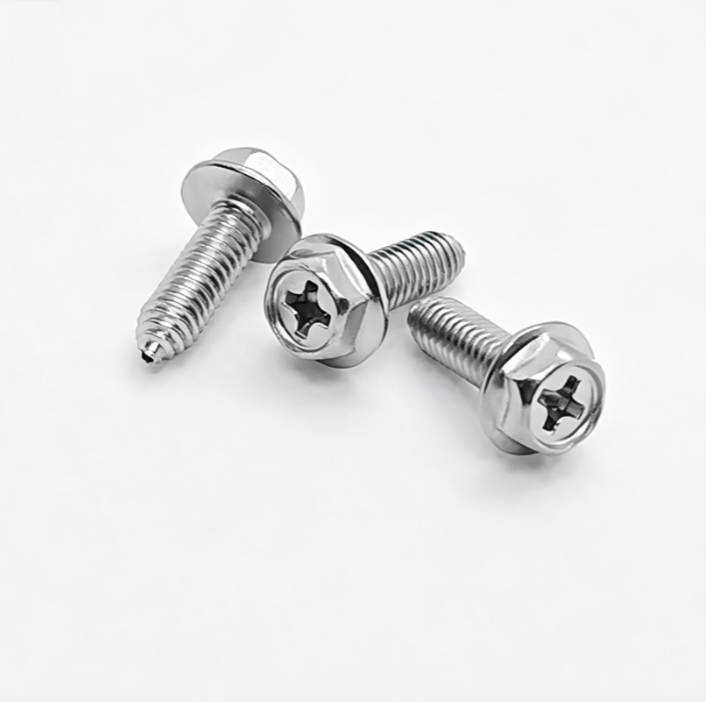 Stainless Steel Hex Flange Head Phillips Tapping Screws