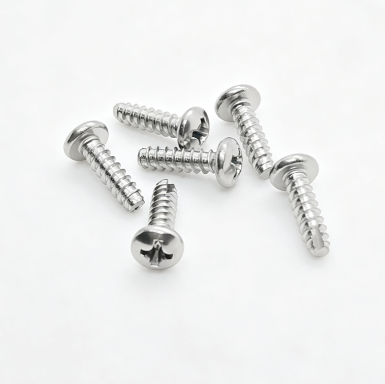 Pan Head Phillips Drive Flat Cut Point Stainless Steel Screws