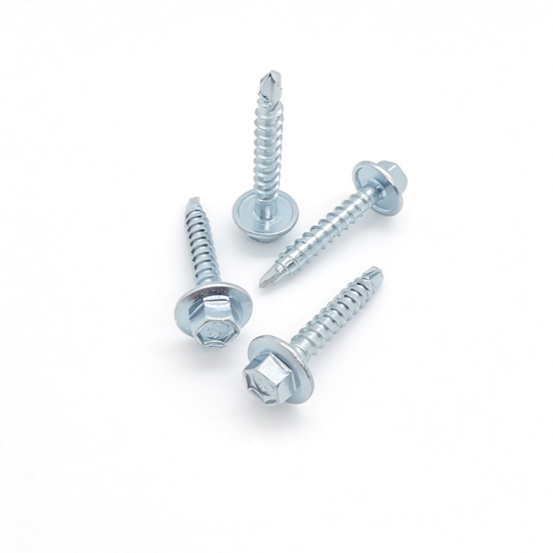 Zinc Plated Hex Flange Head Self Drilling Fasteners