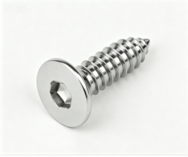Stainless Steel Flat Head Hex Socket Recess Tapping Point Self-Drilling Screws