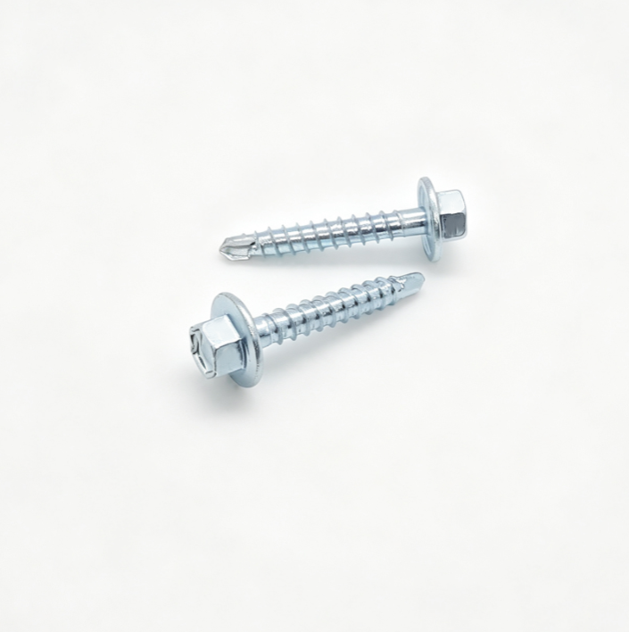 Zinc Plated Hex Flange Head Self Drilling Fasteners