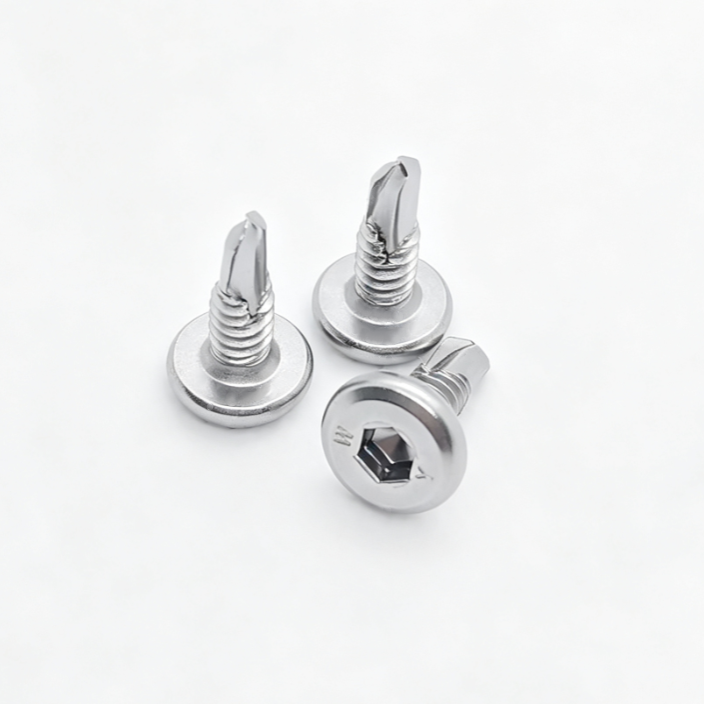 Wafer Head Hex Drive Stainless Steel Self Drilling Fasteners