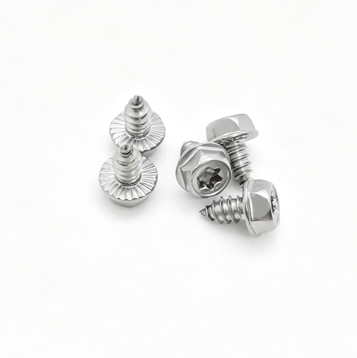 Hex Washer Head Torx Tapping Point Screws With Serration