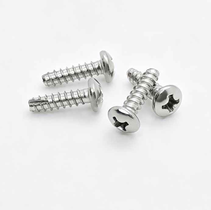 Pan Head Phillips Drive Flat Cut Point Stainless Steel Screws
