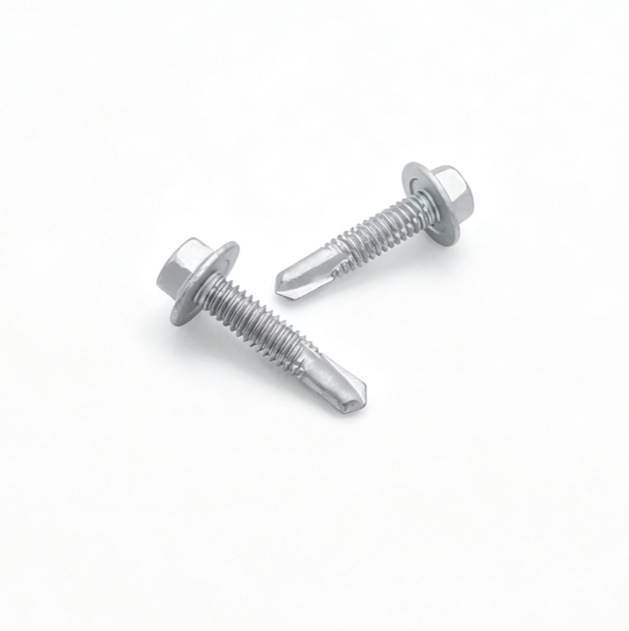 Hex Flange Self-Drilling Screws With Three Notches Thread