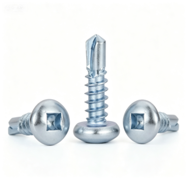 Stainless Steel Pan Head Square Recess Wing Tek Point Self-Drilling Screws