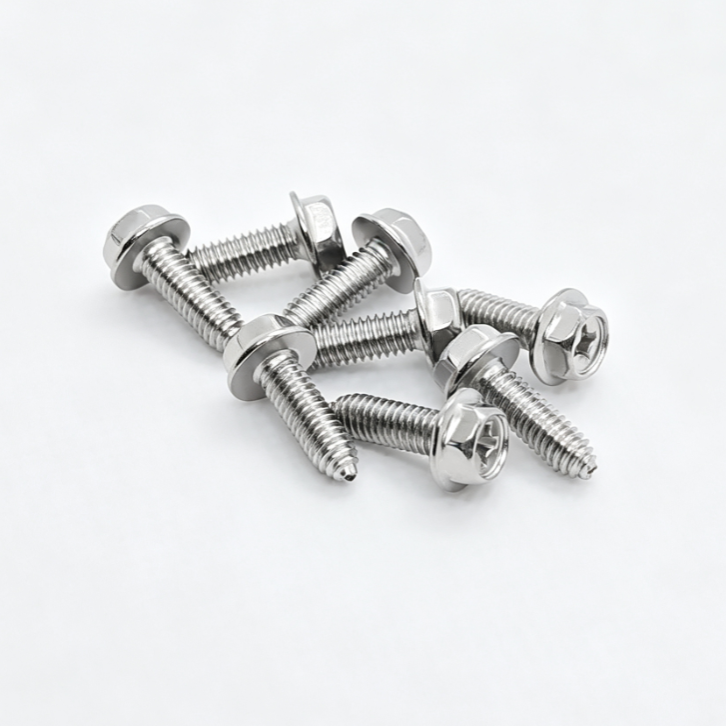 Stainless Steel Hex Flange Head Phillips Tapping Screws