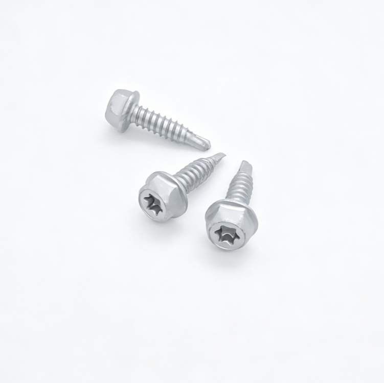 Hex Washer Head Torx Self-Drilling Screws With Serration