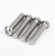 Precision Flat Point Pan Head Hex Socket Stainless Steel Screws