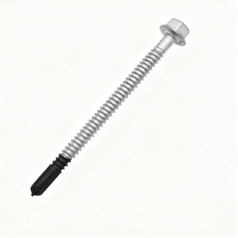 Point No.5 Bi-Metal Self Drilling Screws, Hex Flange Head, 304-A2 & 316-A4, Heavy Duty Roofing Fasteners